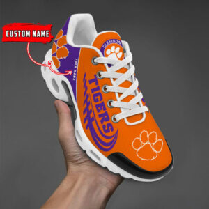 Clemson Tigers Air Max Plus Shoes Sneakers For Men And Women