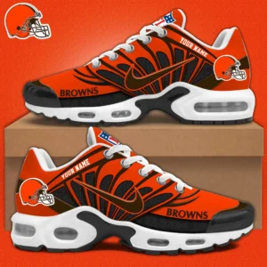 Cleveland Browns New Air Max Plus Shoes Air Cushion Sneaker 875mq-4510