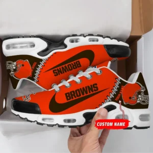 Cleveland Browns New Air Max Plus Shoes Air Cushion Sneaker 989qd-2877