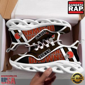 Cleveland Browns National Football League Clunky Air Max Shoes Air Cushion Sneakers Gift For Fans