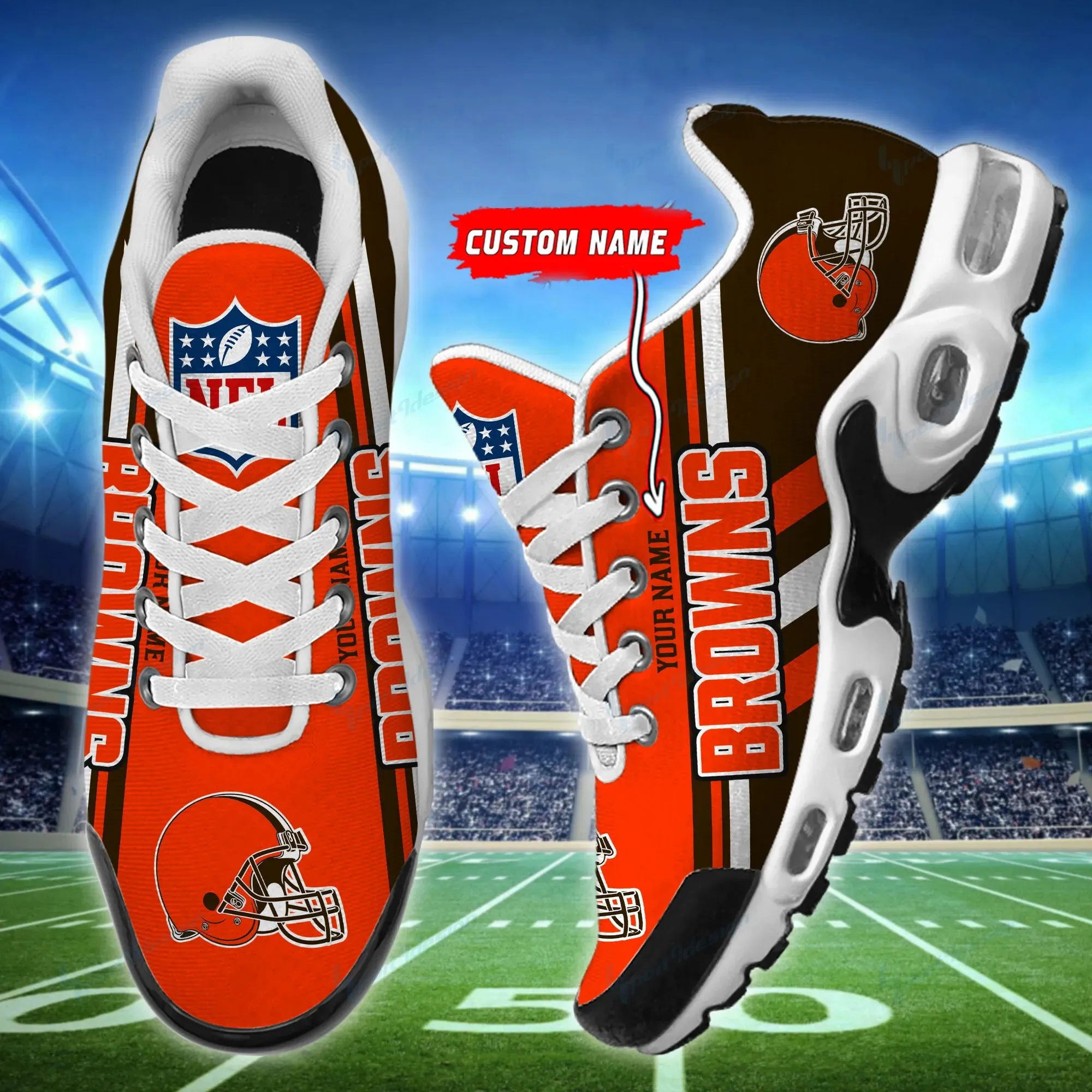 Cleveland Browns Personalized New Air Max Plus Shoes Air Cushion Sneaker 287gj-6002 1 Cleveland Browns Personalized New Air Max Plus Shoes Air Cushion Sneaker 287gj-6002