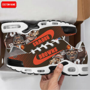 Cleveland Browns Premium Air Max Plus Sport Sneakers For Fan Gifts