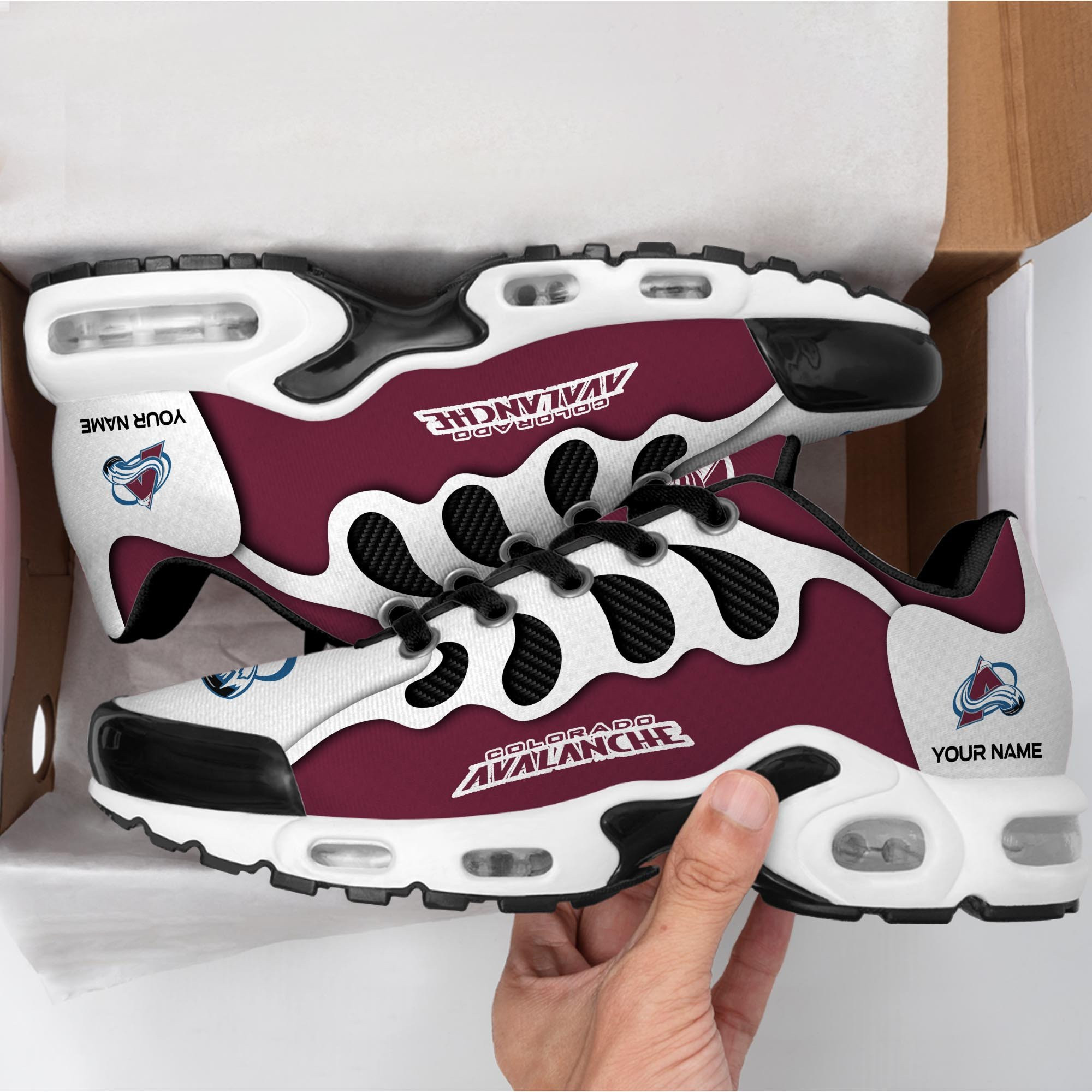 Colorado Avalanche Air Max Plus Shoes Sneakers For Men And Women 1 Colorado Avalanche Air Max Plus Shoes Sneakers For Men And Women