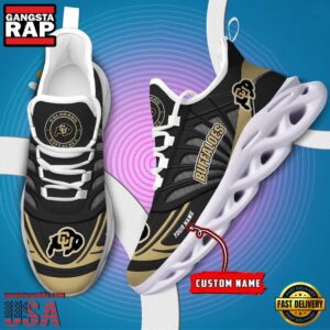 NCAA Colorado Buffaloes Custom Name Air Max Shoes Air Cushion Sneakers