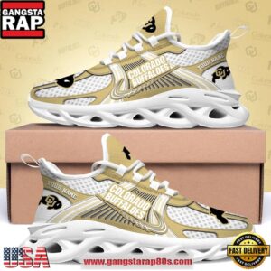 Colorado Buffaloes Custom Name Clunky Sneaker Max Soul Shoes