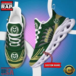 NCAA Colorado State Rams Custom Name Air Max Shoes Air Cushion Sneakers