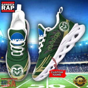 NCAA Colorado State Rams Custom Name Air Max Shoes Air Cushion Sneakerss