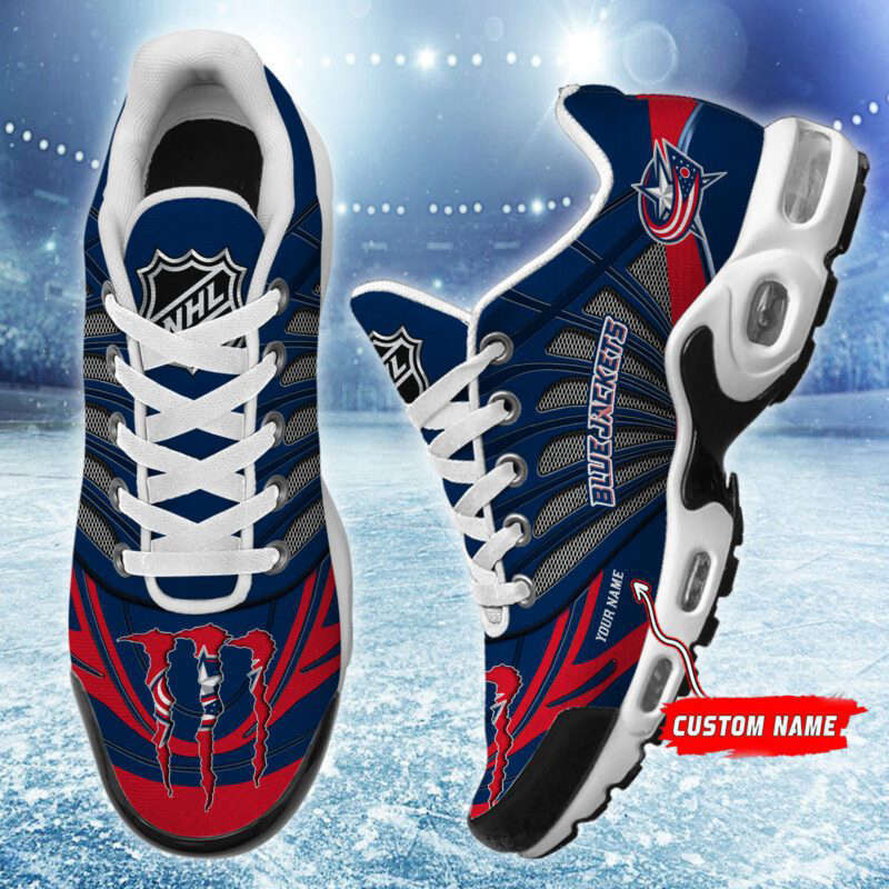 Columbus Blue Jackets Shoes Air Cushion Sneakers 1 Columbus Blue Jackets Shoes Air Cushion Sneakers
