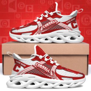 Cornell Big Red Clunky Sneakers Custom Your Name, Sport Sneakers, Sport Gifts For Fan, Gifts For Him