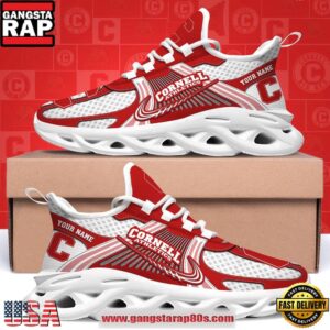 Cornell Big Red Custom Name Clunky Sneaker Max Soul Shoes