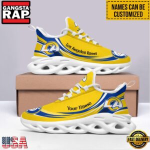 National Football League Los Angeles Rams Logo Air Max Shoes Air Cushion Sneakers