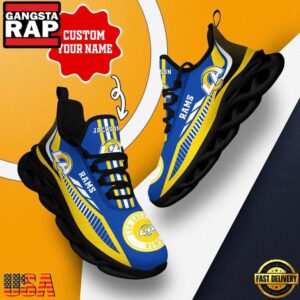National Football League Los Angeles Rams Team Sport Air Max Shoes Air Cushion Sneakers
