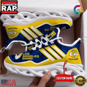 National Football League Los Angeles Rams Sport Logo Team Air Max Shoes Air Cushion Sneakers