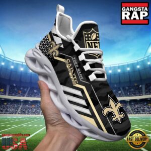 Personalized New Orleans Saints National Football League Sport Team Clunky Air Max Shoes Air Cushion Sneakers