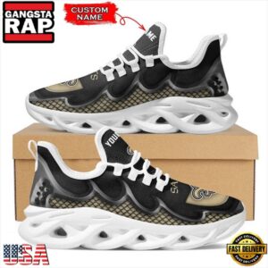 National Football League New Orleans Saints Team Air Max Shoes Air Cushion Sneakers