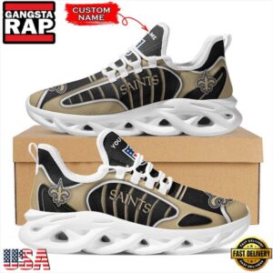 National Football League New Orleans Saints Team Pattern Air Max Shoes Air Cushion Sneakers