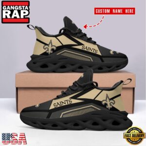 National Football League New Orleans Saints Team Sport Air Max Shoes Air Cushion Sneakers
