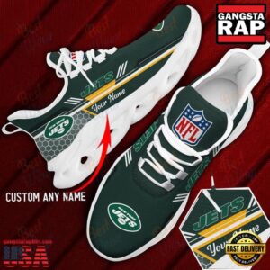 Personalized New York Jets National Football League Sport Air Max Shoes Air Cushion Sneakers