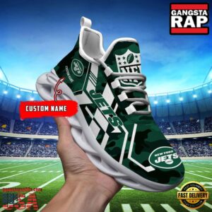 Personalized New York Jets National Football League Sport Team Clunky Air Max Shoes Air Cushion Sneakers