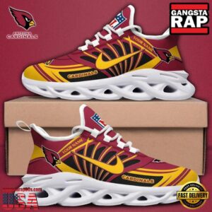 Personalized National Football League Arizona Cardinals Team Logo Air Max Shoes Air Cushion Sneakers