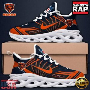 Personalized National Football League Chicago Bears Team Logo Air Max Shoes Air Cushion Sneakers