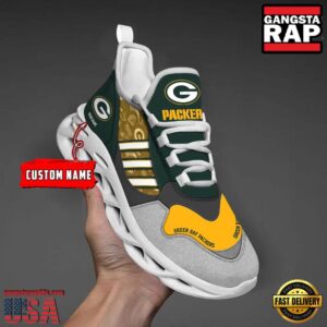 Personalized National Football League Green Bay Packers Clunky Sport Air Max Shoes Air Cushion Sneakers