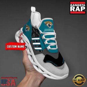 Personalized National Football League Jacksonville Jaguars Clunky Sport Air Max Shoes Air Cushion Sneakers