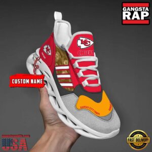 Personalized National Football League Kansas City Chiefs Clunky Sport Air Max Shoes Air Cushion Sneakers