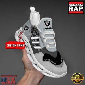 Personalized National Football League Las Vegas Raiders Clunky Sport Air Max Shoes Air Cushion Sneakers