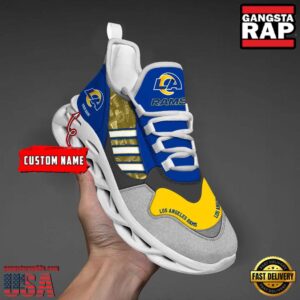 Personalized National Football League Los Angeles Rams Clunky Sport Air Max Shoes Air Cushion Sneakers