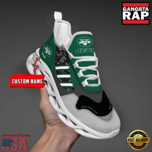 Personalized National Football League New York Jets Clunky Sport Air Max Shoes Air Cushion Sneakers