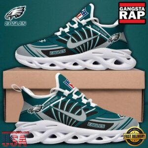 Personalized National Football League Philadelphia Eagles Team Logo Air Max Shoes Air Cushion Sneakers