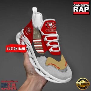 Personalized National Football League San Francisco 49ers Clunky Sport Air Max Shoes Air Cushion Sneakers