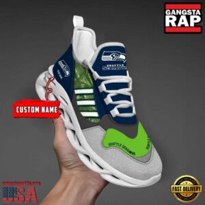 Personalized National Football League Seattle Seahawks Clunky Sport Air Max Shoes Air Cushion Sneakers