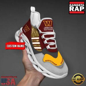 Personalized National Football League Washington Commanders Clunky Sport Air Max Shoes Air Cushion Sneakers
