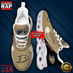 National Hockey League Custom Name Anaheim Ducks Sport Air Max Shoes Air Cushion Sneakers