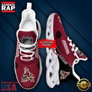 National Hockey League Custom Name Arizona Coyotes Sport Air Max Shoes Air Cushion Sneakers