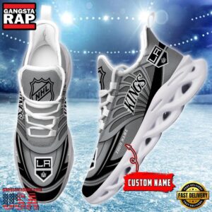 National Hockey League Custom Name Los Angeles Kings Team Logo Air Max Shoes Air Cushion Sneakers