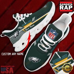 Personalized Philadelphia Eagles National Football League Sport Air Max Shoes Air Cushion Sneakers