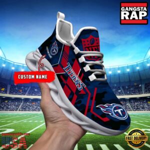 Personalized Tennessee Titans National Football League Sport Team Clunky Air Max Shoes Air Cushion Sneakers