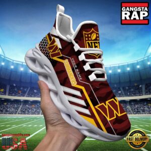 Personalized Washington Commanders National Football League Sport Team Clunky Air Max Shoes Air Cushion Sneakers