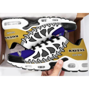 National Football League Baltimore Ravens Unique Design 2026 Custom Air Max Plus Shoes Running Sneakers