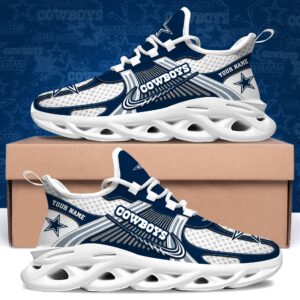 Dallas Cowboys Clunky Sneakers Custom Your Name, Sport Sneakers For Fans, Gifts For Sport Lovers, Gift For Dad