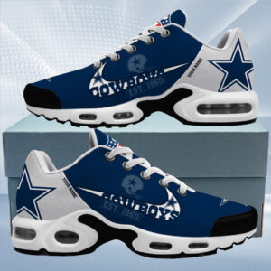 Dallas Cowboys Est. Custom Name Air Max Shoes Air Cushion Sneakers