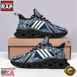 National Football League Dallas Cowboys Camo Air Max Shoes Air Cushion Sneakers