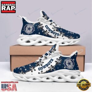 National Football League Dallas Cowboys Logo Pattern Air Max Shoes Air Cushion Sneakers