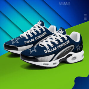 Dallas Cowboys Personalized Name Team Logo Mix Colors Oval Line Air Max Shoes Air Cushion Sneakers