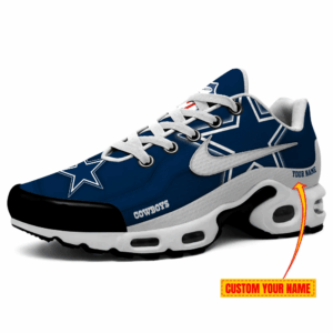 Dallas Cowboys Personalized Name Team Mix Colors V1 Air Max Shoes Air Cushion Sneakers