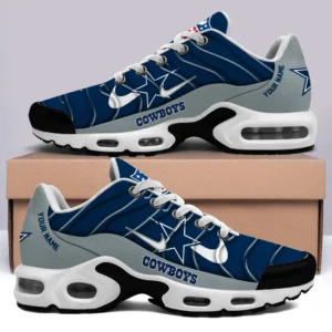 Dallas Cowboys Personalized Name Team Mix Colors V4 Air Max Shoes Air Cushion Sneakers