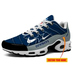 Dallas Cowboys Personalized Name Team Mix Colors V4 Air Max Shoes Air Cushion Sneakers